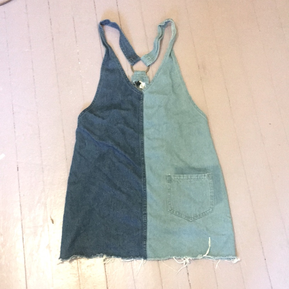 Jean two toned dress